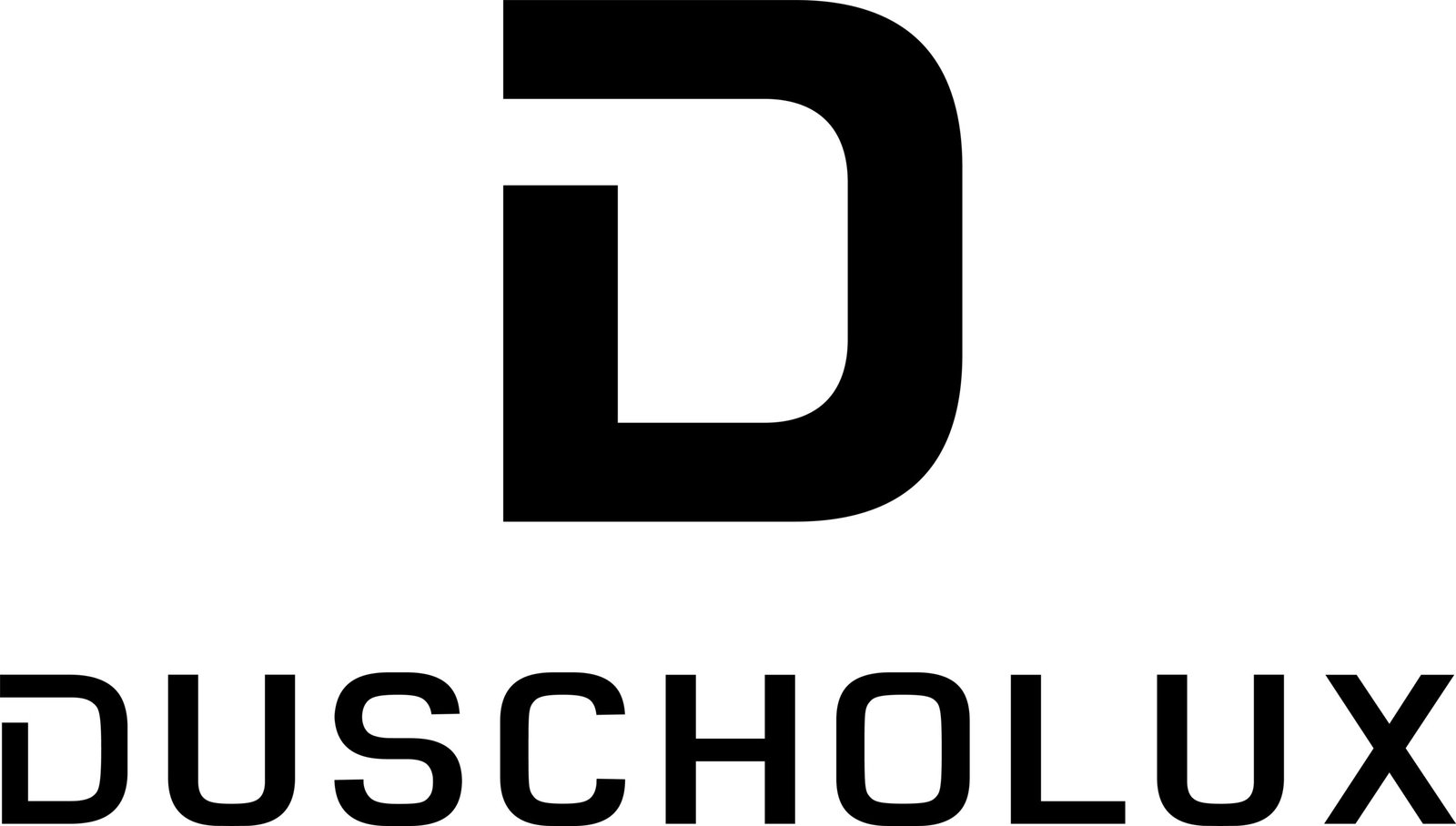 LOGO SIMBOLO D ARRIBA CON DUSCHOLUX NEGRO